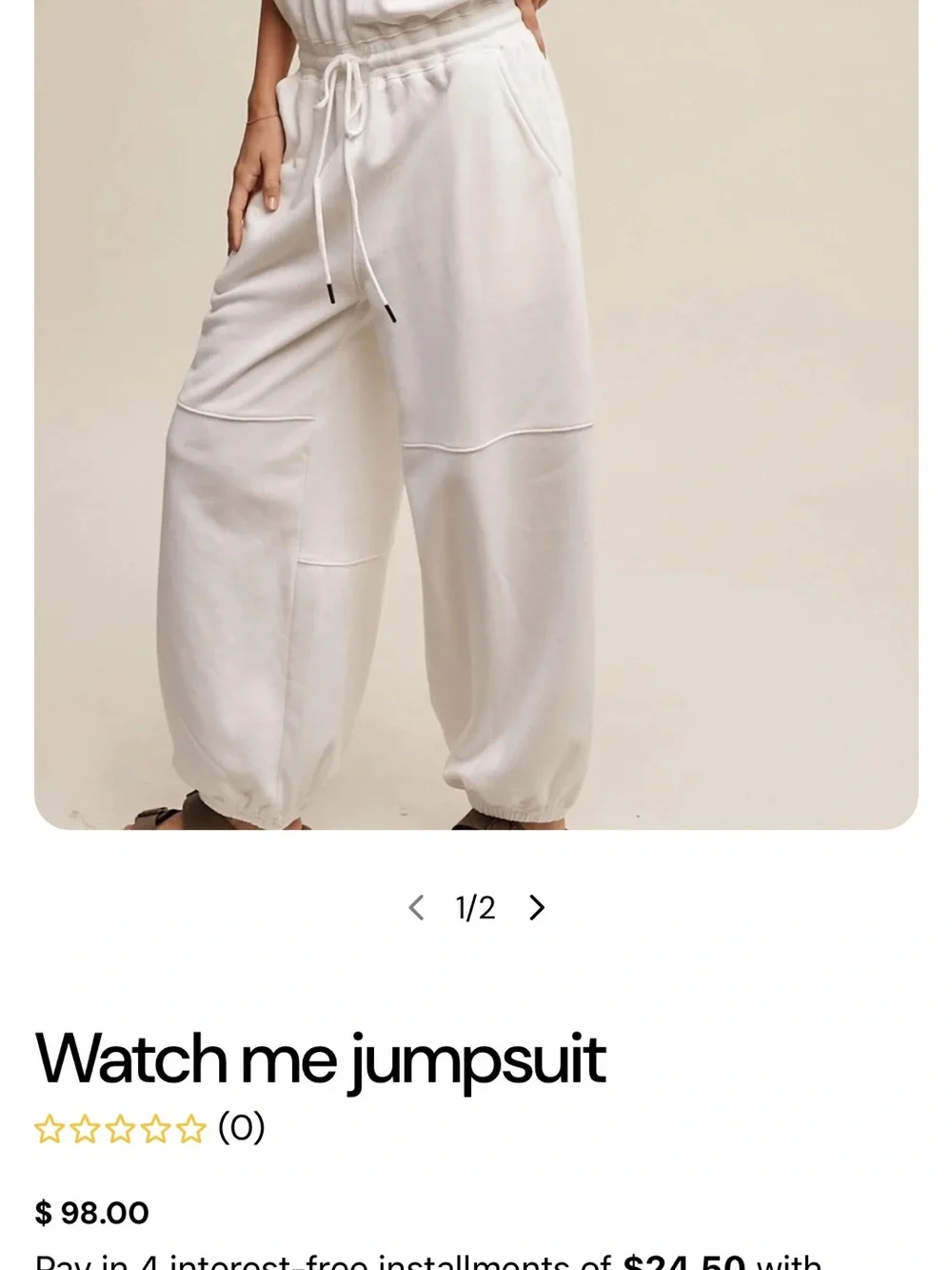 NWT-Listicle Cream Watch Me Jumper - Picture 3 of 12